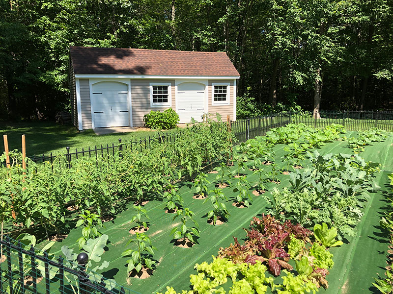 Karen Skeffington's garden using Garden Mats, Auburn, NH